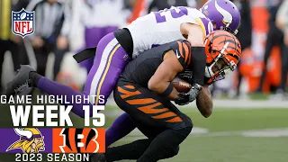 Minnesota Vikings vs. Cincinnati Bengals Game Highlights | NFL 2023 Week 15