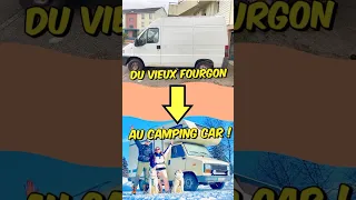 Du fourgon au camping car ! #campingcar #vanamenage #vanlife #roadtrip #vanaménagé #van #fourgon