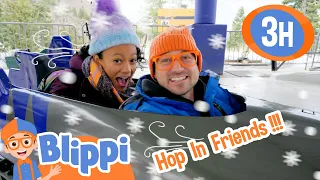 Blippi and Meekah's  Winter Olympics Dream + X Games and More | Best Friend Adventures