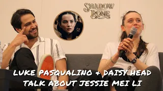 Luke Pasqualino & Daisy Head talk about how Jessie Mei Li welcomed them on Shadow and Bone