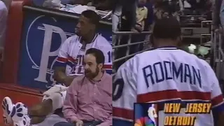 Rodman Last Pistons Game - End of Bad Boys