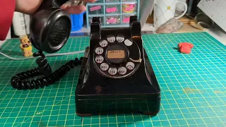 Northern Electric 302 Telephone (Lucy Phone) With Amazing Pristine Dial Numbers Plate - Hear it Ring