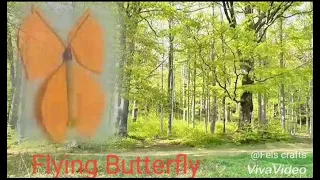 How to make flying butterfly, Amazing DIY hack flying butterfly run on rubber band