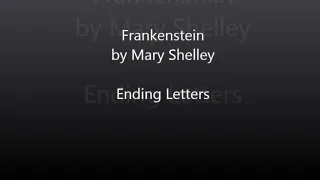 Frankenstein by Mary Shelley - Ending Walton Letters Audiobook