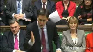 PMQs: Ed Miliband says Prime Minister David Cameron is creating a lost generation