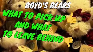 Boyd's Bears, What To Pick Up & What To Leave Behind ~ High DOLLAR Items