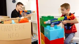 LASER GAME DANS NOTRE APPARTEMENT - Swan VS Néo