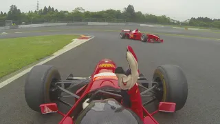 素人がF1に乗るとこうなる！2014年富士スピードウェイ FerrariF310 シューマッハ