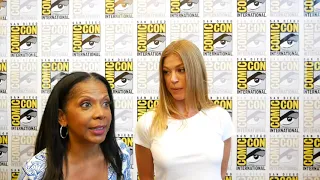 Adrianne Palicki and Penny Johnson Jerald The Orville At Comic Con