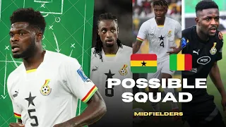 BLACK STARS POSSIBLE SQUAD FOR WORLD CUP QUALIFIERS-MIDFIELDERS