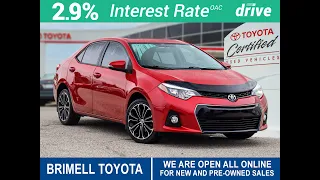 2015 Toyota Corolla S