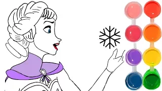 How to draw Frozen Elsa