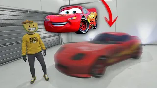 TUNEO UN COCHE COMO RAYO MCQUEEN - GTA V ONLINE