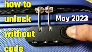 VIP Skybags American Tourister!! Trolly Bags Unlock Without Code!! May 2023!!