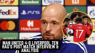 Manchester United vs Liverpool 4-0 Post Match Erik ten Hag Interview Analysis Highlights Pre-season
