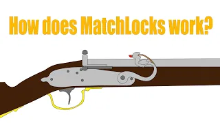 How a Matchlock gun works?