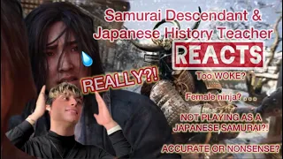 Samurai Descendant & 🇯🇵 History Teacher REACTS to ASSASSIN’S CREED SHADOW OFFICIAL TRAILER +ANALYSIS