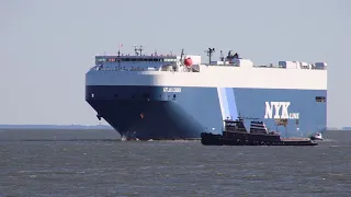 NYK Line vehicles carrier Atlas Leader comes to Baltimore December 18, 2018