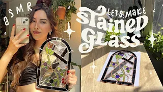 asmr ☁️ make stained glass with me
