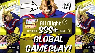 SSS+ All Might is #1 GOD TIER HERO - 40,000+ Global Gameplay - My Hero Academia: The Strongest Hero