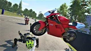 RIDE 3 CRASHES COMPILATION - RACING MOTOR #06