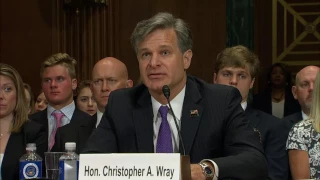 Christopher Wray: I will respect constitution as FBI director