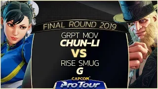 GRPT MOV (Chun-Li) vs RISE Smug (G/Balrog) - Final Round 2019 - Top 16 - CPT 2019