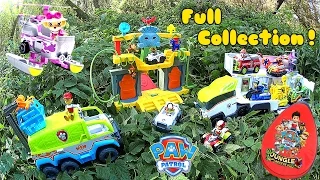 Щенячий Патруль Огромное Яйцо на русском.  Paw Patrol Jungle. Monkey Tample. Paw Terrain Vehicle.