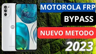 MOTOROLA FRP ANDROID 12/13 NUEVO METODO (G20, G60S, G31, G52, G71) FACIL Y SENCILLO CON PC....🌎🌎