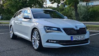 2017 Skoda Superb Combi Laurin&Klement 2.0 TDI 190 DSG7 4X4 Moon White