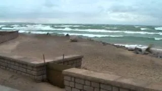 Lake Michigan Big Waves - Empire Beach.  Video doesnt do it justice!