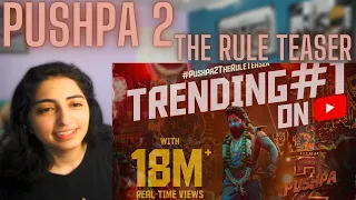 PUSHPA 2 The Rule Teaser REACTION!! | Allu Arjun | Sukumar | Rashmika Mandanna | Fahadh Faasil