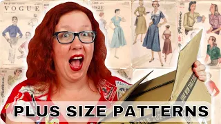 I found PLUS SIZE vintage patterns!Unbox them with me (because yes, I shop on eBay far too much)
