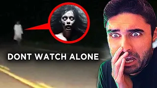 This GHOST Video Had Me Panicking.. 😨 - (SKizzle Reacts to Ghosts Caught on Camera - Bizzarebub)