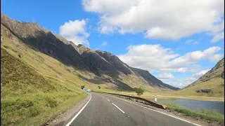 Scotland: Glencoe - Driving from Ballachulish into Glen Etive