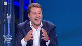 Matteo Salvini ospite a Porta a porta - Porta a porta 07/10/2020