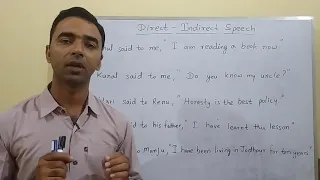 Direct Indirect Speech Practice Exercise Part 1