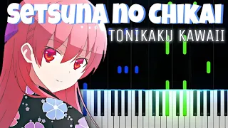 Setsuna no Chikai, Tonikaku Kawaii • Opening Piano Synthesia TOSOOP