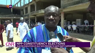 NPP constituency elections: Elected executives at Old Tafo promise to unite party members