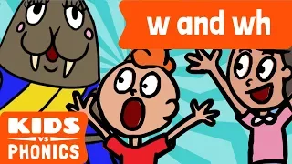 W and WH | Similar Sounds | Sounds Alike | How to Read | Made by Kids vs Phonics