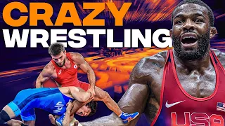 5 Minutes of Crazy Freestyle Wrestling Action