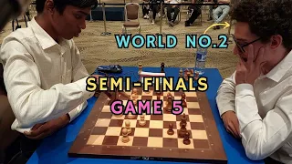 This boy has nerves of steel | Praggnanandhaa vs Caruana | FIDE World Cup Game 7.5