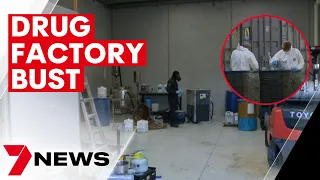 Tradies arrested in a major meth lab bust in Tyabb | 7NEWS