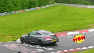 Drifts-Fails-Wins-Wet Track -18-05-2024 PART 1  #nurburgring #nordschleife