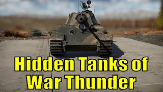 The Hidden Tanks of War Thunder - Fact and Fiction #pantherII #tiger105 #coelian #warthunder #fake