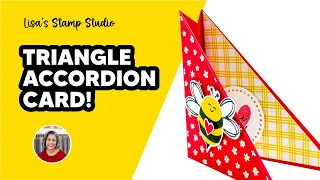 DIY Craft: Make a Triangle Accordion Fun Fold Card