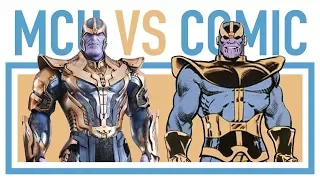 MARVEL COMICS VS MCU CHARACTERS • All comic comparisons part 2 #33