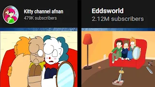 Mirror Mirror(piggy meme) Kitty channel afnan VS Eddsworld (Original Animation)