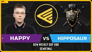 WC3 - [UD] Happy vs Hipposaur [HU] - Semifinal - B2W Weekly Cup #86