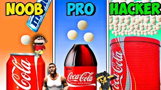 SHINCHAN CHOP Mixing COLA and MENTOS 😂| NOOB vs PRO vs HACKER IN DROP AND EXPLODE | IamBolt Gaming